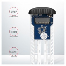 Axagon Axagon EEM2-SA USB microB 3.2 Gen1 - M.2 SATA SSD ház Iroda és számítástechnika - Adattároló / merevlemez - Kiegészítő - 395351