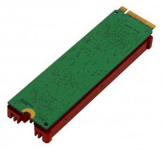 Axagon CLR-M2 alumínium passzív hűtő M.2 SSD-hez Iroda és számítástechnika - Adattároló / merevlemez - Kiegészítő - 395304