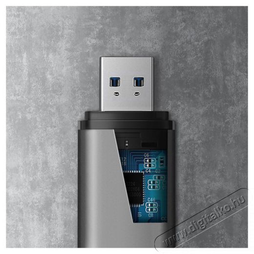 Axagon CRE-SAC USB 3.2 Type-A és Type-C SD/microSD kártyaolvasó Memória kártya / Pendrive - Kártya olvasó - 395348