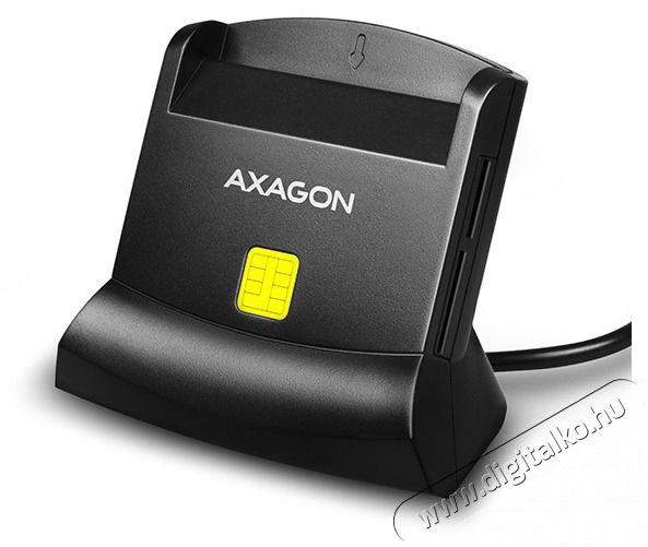 Axagon CRE-SM2 USB 2.0 Smart / ID / SD / MicroSD / SIM Kártyaolvasó Memória kártya / Pendrive - Kártya olvasó - 395350