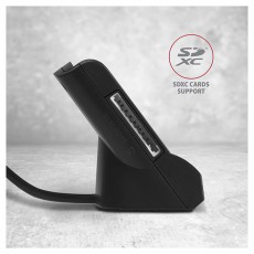 Axagon CRE-SM2 USB 2.0 Smart / ID / SD / MicroSD / SIM Kártyaolvasó Memória kártya / Pendrive - Kártya olvasó - 395350