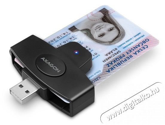 Axagon CRE-SM5 USB Smart zseb kártyaolvasó Memória kártya / Pendrive - Kártya olvasó - 395349