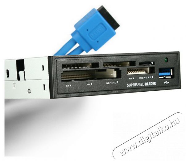 Axagon CRI-S3 USB 3.0 SD/microSD/MS/CF/XD Belső kártyaolvasó Memória kártya / Pendrive - Kártya olvasó - 395346