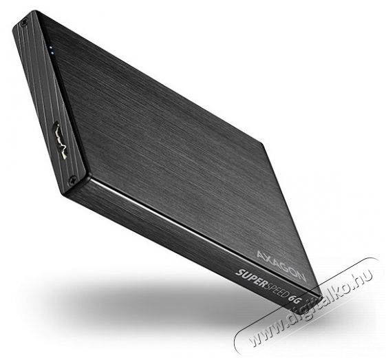 Axagon EE25-XA6 USB 3.0 Fekete külső alumínium HDD/SSD ház Egyéb - Nem forgalmazzuk ! - 395347
