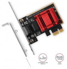 Axagon PCEE-G25 Gigabit Ethernet 1 s&aacute;vos PCI-Express k&aacute;rtya Iroda &eacute;s sz&aacute;m&iacute;t&aacute;stechnika - H&aacute;l&oacute;zat - H&aacute;l&oacute;zati kieg&eacute;sz&iacute;tő - 395342