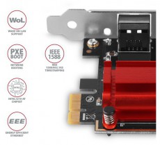Axagon PCEE-GIX Gigabit Ethernet 1 s&aacute;vos PCI-Express k&aacute;rtya Iroda &eacute;s sz&aacute;m&iacute;t&aacute;stechnika - H&aacute;l&oacute;zat - H&aacute;l&oacute;zati kieg&eacute;sz&iacute;tő - 395380