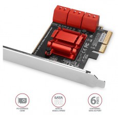 Axagon PCES-SA6 6 db Belső SATAIII portos 2 sávos PCI-Express kártya Iroda és számítástechnika - Egyéb számítástechnikai termék - 395413