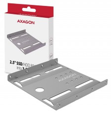 Axagon RHD-125S 3,5-ről 2,5-re szürke SSD / HDD Beépítő keret Iroda és számítástechnika - Notebook kiegészítő - SSD beépítő keret - 395416