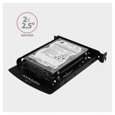 Axagon RHD-P25 3,5vagy PCI slotba 2x2,5 fekete SSD / HDD Beépítő keret Egyéb - Nem forgalmazzuk ! - 395417