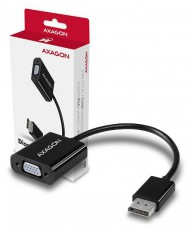 Axagon RVD-VGN Displayport - VGA Adapter Tv kiegészítők - Kábel / csatlakozó - Csatlakozó / elosztó / átalakító - 395418