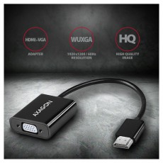 Axagon RVH-VGAN HDMI - VGA + Audio out adapter Tv kiegészítők - Kábel / csatlakozó - Csatlakozó / elosztó / átalakító - 395421