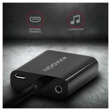 Axagon RVH-VGAN HDMI - VGA + Audio out adapter Tv kiegészítők - Kábel / csatlakozó - Csatlakozó / elosztó / átalakító - 395421