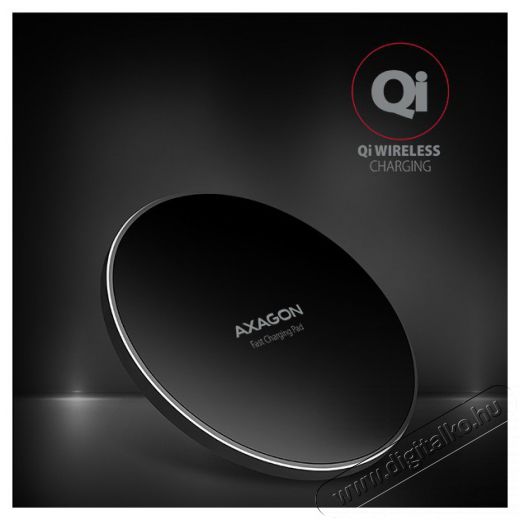Axagon WDC-P10T Vezeték nélküli vékony QI töltő Mobil / Kommunikáció / Smart - Powerbank / Külső akkumulátor és töltő - 394104