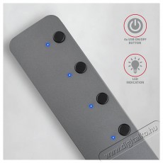 Axagon HUE-MSA 4 portos USB3.0 switch HUB Iroda &eacute;s sz&aacute;m&iacute;t&aacute;stechnika - Notebook kieg&eacute;sz&iacute;tő - USB hub / eloszt&oacute; - 391678