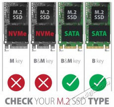 Axagon RSS-M2B M.2 SSD merevlemez - fekete Egyéb - Nem forgalmazzuk ! - 391312