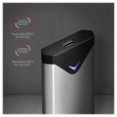 Axagon EEM2-UG2 USB-C 3.2 NVME M2 fekete ház Iroda és számítástechnika - Adattároló / merevlemez - Kiegészítő - 412815