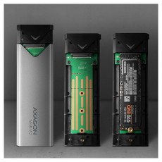 Axagon EEM2-UG2 USB-C 3.2 NVME M2 fekete ház Iroda és számítástechnika - Adattároló / merevlemez - Kiegészítő - 412815