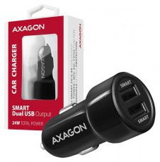 Axagon PWC-5V5 2.4A + 2.4A fekete autós töltő Autóhifi / Autó felszerelés - Autós töltő / szivargyújtó adapter - 412851
