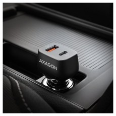 Axagon PWC-PQ38 2x QC3.0 fekete autós töltő Autóhifi / Autó felszerelés - Autós töltő / szivargyújtó adapter - 434550