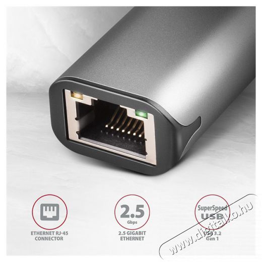 Axagon ADE-25R Type-A USB 3.2 - Gigabit Ethernet adapter Iroda &eacute;s sz&aacute;m&iacute;t&aacute;stechnika - Sz&aacute;m&iacute;t&oacute;g&eacute;p tartoz&eacute;k - H&aacute;l&oacute;zati k&aacute;bel - 441836