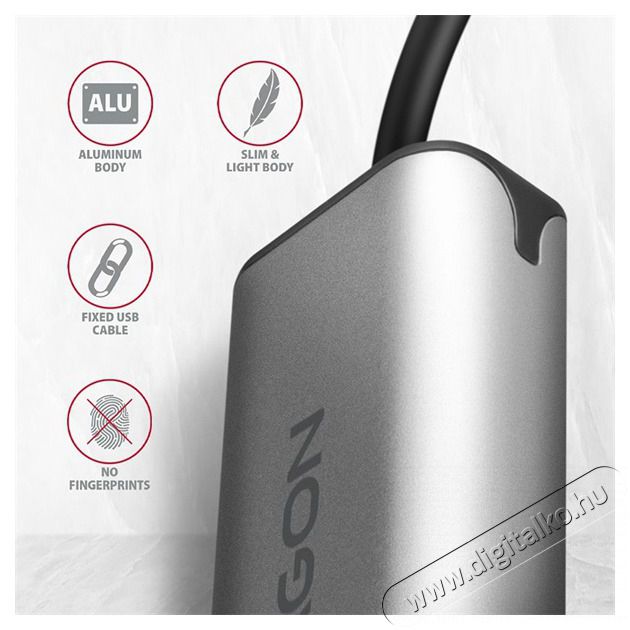 Axagon ADE-25R Type-A USB 3.2 - Gigabit Ethernet adapter Iroda &eacute;s sz&aacute;m&iacute;t&aacute;stechnika - Sz&aacute;m&iacute;t&oacute;g&eacute;p tartoz&eacute;k - H&aacute;l&oacute;zati k&aacute;bel - 441836