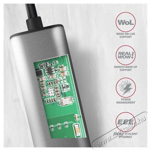 Axagon ADE-25RC Type-C USB 3.2 - Gigabit Ethernet adapter Iroda &eacute;s sz&aacute;m&iacute;t&aacute;stechnika - Sz&aacute;m&iacute;t&oacute;g&eacute;p tartoz&eacute;k - H&aacute;l&oacute;zati k&aacute;bel - 441835