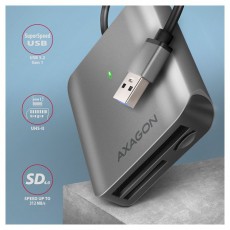 Axagon CRE-S3 USB-A 3.2 SD/microSD/CF külső kártyaolvasó Iroda és számítástechnika - Egyéb számítástechnikai termék - 453165