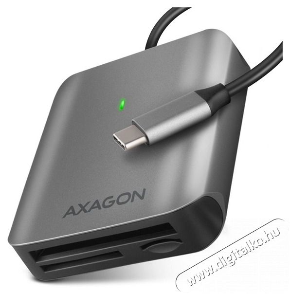 Axagon CRE-S3C USB-C 3.2 SD/microSD/CF k&uuml;lső k&aacute;rtyaolvas&oacute; Mem&oacute;ria k&aacute;rtya / Pendrive - K&aacute;rtya olvas&oacute; - 453166
