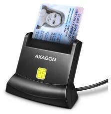 Axagon CRE-SM4N USB Smart card StandReader okos kártyaolvasó Memória kártya / Pendrive - Kártya olvasó - 459131