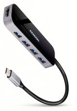 Axagon HMC-6H4A SuperSpeed USB-C COMBO 6in1 hub Iroda és számítástechnika - Egyéb számítástechnikai termék - 459259