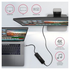 Axagon HMC-6H4A SuperSpeed USB-C COMBO 6in1 hub Iroda és számítástechnika - Egyéb számítástechnikai termék - 459259