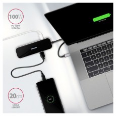 Axagon HMC-6H4A SuperSpeed USB-C COMBO 6in1 hub Iroda és számítástechnika - Egyéb számítástechnikai termék - 459259