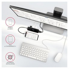 Axagon HMC-6H4A SuperSpeed USB-C COMBO 6in1 hub Iroda és számítástechnika - Egyéb számítástechnikai termék - 459259