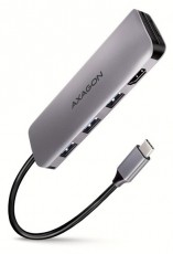 Axagon HMC-HCR3A SuperSpeed USB-C COMBO 5in1 HUB Iroda és számítástechnika - Számítógép tartozék - USB kábel - 458801