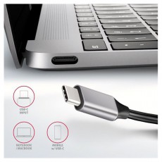 Axagon HMC-HCR3A SuperSpeed USB-C COMBO 5in1 HUB Iroda és számítástechnika - Számítógép tartozék - USB kábel - 458801