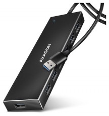 Axagon HUE-F7A SuperSpeed USB-A FLAT hub Iroda és számítástechnika - Egyéb számítástechnikai termék - 459257