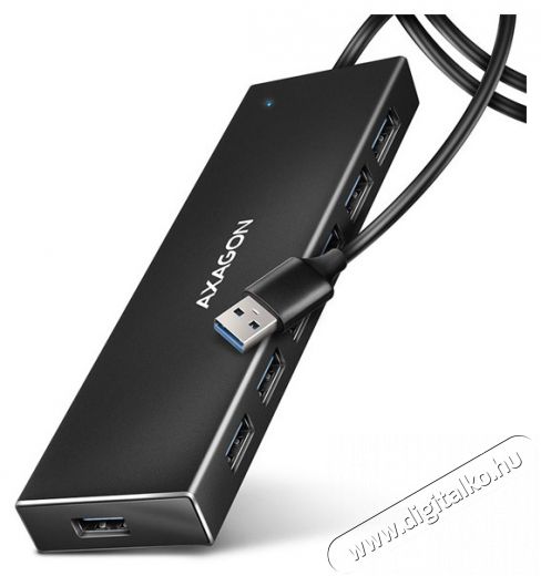 Axagon HUE-F7A SuperSpeed USB-A FLAT hub Iroda és számítástechnika - Egyéb számítástechnikai termék - 459257