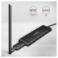 Axagon HUE-F7A SuperSpeed USB-A FLAT hub Iroda és számítástechnika - Egyéb számítástechnikai termék - 459257