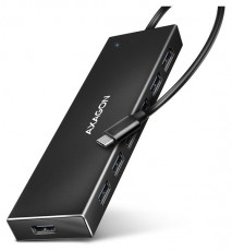 Axagon HUE-F7C SuperSpeed USB-C FLAT CHARGING hub Iroda és számítástechnika - Egyéb számítástechnikai termék - 459258