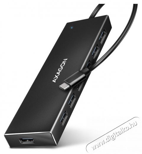 Axagon HUE-F7C SuperSpeed USB-C FLAT CHARGING hub Iroda és számítástechnika - Egyéb számítástechnikai termék - 459258