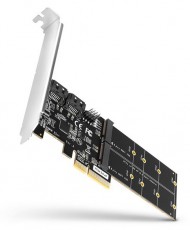 Axagon PCES-SA4M2 2db belső SATAIII portos + 2db SATA M.2 foglalat PCI-Express kártya Iroda és számítástechnika - Egyéb számítástechnikai termék - 458798