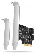 Axagon PCES-SA4X4 4db belső SATAIII portos PCI-Express kártya Iroda és számítástechnika - Egyéb számítástechnikai termék - 458806