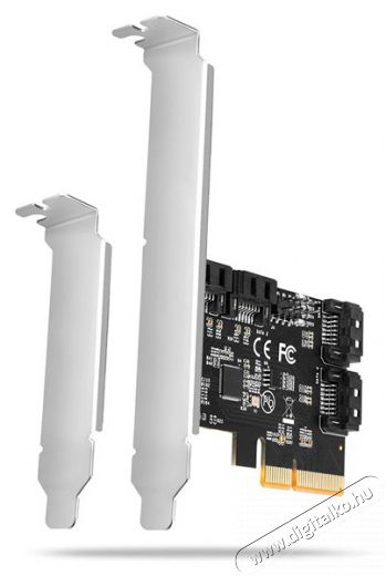 Axagon PCES-SA4X4 4db belső SATAIII portos PCI-Express kártya Iroda és számítástechnika - Egyéb számítástechnikai termék - 458806