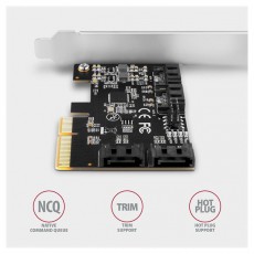 Axagon PCES-SA4X4 4db belső SATAIII portos PCI-Express kártya Iroda és számítástechnika - Egyéb számítástechnikai termék - 458806