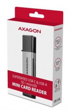 Axagon CRE-DAC Mobil USB 3.2 Gen 1 USB-C + USB-A SD/microSD mini kártyaolvasó Memória kártya / Pendrive - Kártya olvasó - 462227