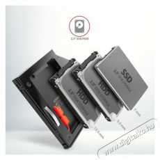 Axagon RSS-CD12 2,5 SATA SSD/HDD caddy optikai meghajtó beépítő keret Iroda és számítástechnika - Adattároló / merevlemez - Kiegészítő - 455411