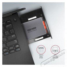 Axagon RSS-CD12 2,5 SATA SSD/HDD caddy optikai meghajtó beépítő keret Iroda és számítástechnika - Adattároló / merevlemez - Kiegészítő - 455411