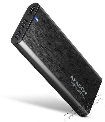 Axagon EEM2-SB2 USB-C 3.2 Gen 2 - M.2 NVMe/SATA fekete csavar nélküli külső SSD ház Egyéb - Nem forgalmazzuk ! - 459262