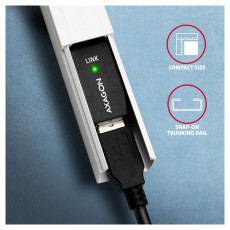 Axagon ADR-215B 15m USB 2.0 A apa - USB B apa akt&iacute;v repeater k&aacute;bel Iroda &eacute;s sz&aacute;m&iacute;t&aacute;stechnika - Sz&aacute;m&iacute;t&oacute;g&eacute;p tartoz&eacute;k - USB k&aacute;bel - 476872
