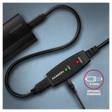 Axagon ADR-220 20m USB 2.0 A apa - anya akt&iacute;v repeater k&aacute;bel Iroda &eacute;s sz&aacute;m&iacute;t&aacute;stechnika - Sz&aacute;m&iacute;t&oacute;g&eacute;p tartoz&eacute;k - USB k&aacute;bel - 476873